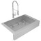 Elkay 18 Gauge SS 35-7/8" x 20-1/4" x 9" Single Bowl Farmhouse Sink and Faucet Kit with Bottom Grid and Drain ECTRUF30179RFBC - alternate 6